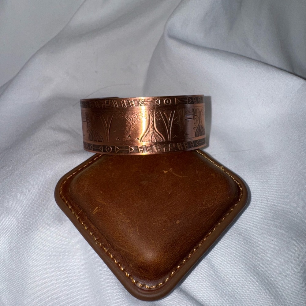 Solid Copper Cuff Bracelet - image 4